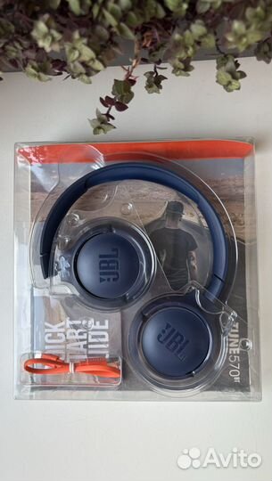 Беспроводные наушники JBL tune 570BT синий