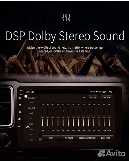 Штатная магнитола 2/32 Renault Kaptur 16+