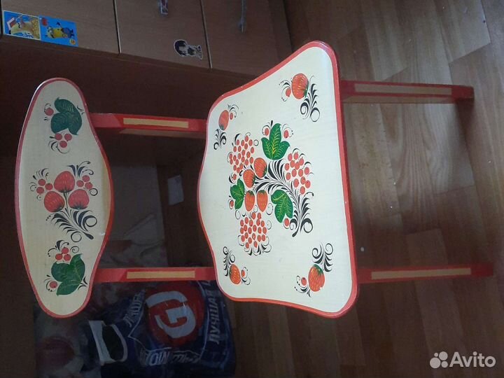 Стул детский расписной