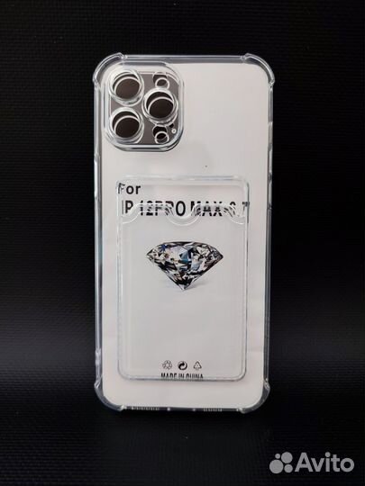 Чехол на айфон силиконовый, прозрачный