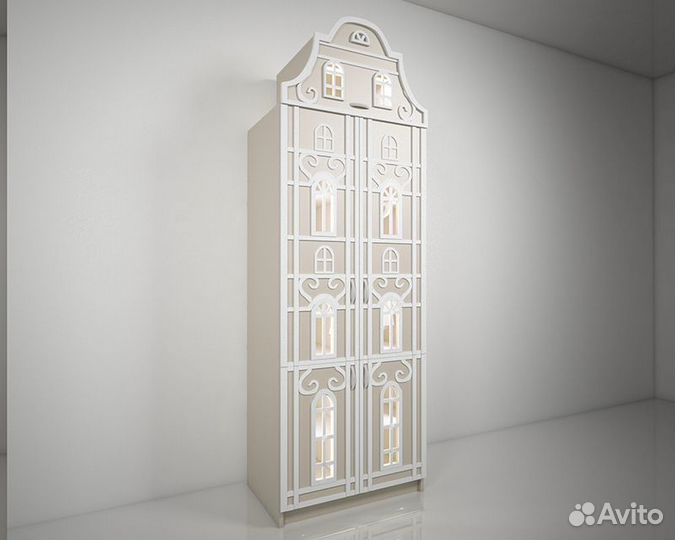 Шкаф домик в детскую голландский. Дом Версаль Д-17