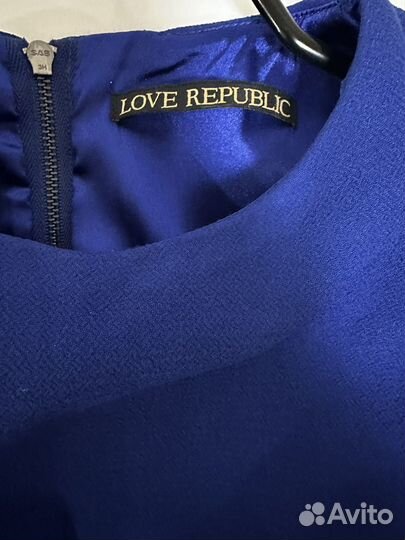 Платье синее Love Republic 40