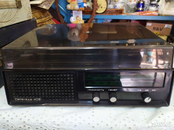 СССР проигрыватель Серенада 406 корпус Вега 122