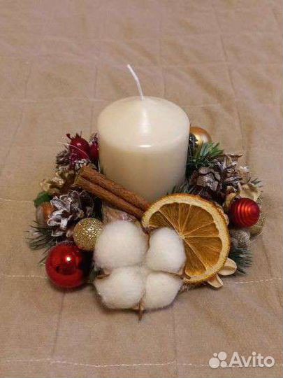 Подсвечник, венок