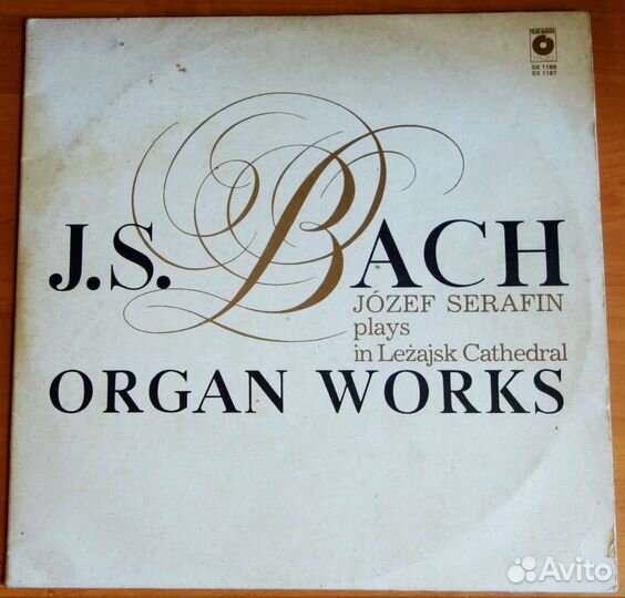 Винил 2LP Bach- Organ works Гейтфолд