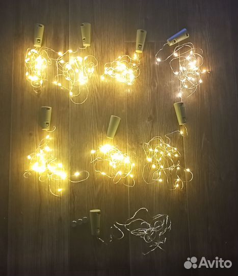 Гирлянда с пробкой