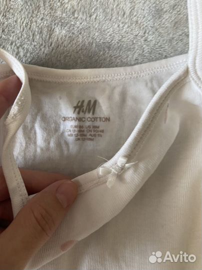 Детские вещи 68 74 пакетом на девочку h&m