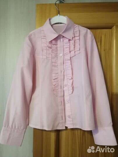 Блузка школьная для девочки 122-128