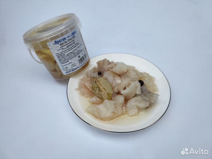 Филе трески слабосоленое 350 гр