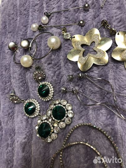 Ожерелье,подвески.серьги,браслет