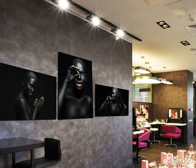 Современные картины для салона красоты. Девушки