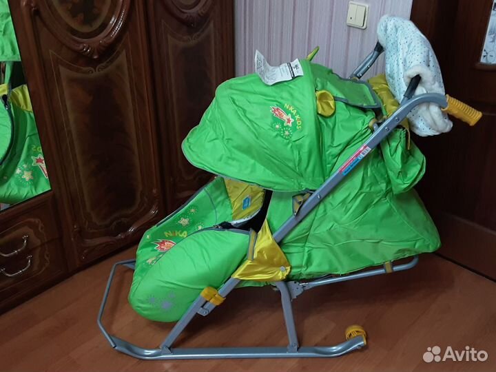 Детские санки коляска