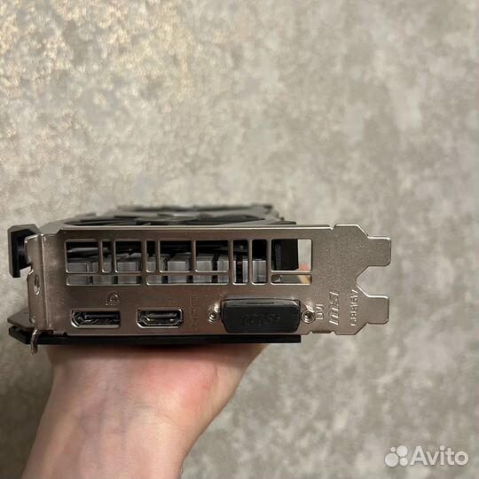 Видеокатра msi GTX 1660 super с 2мя вертушками