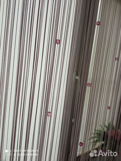 Шторы нитяные кисея