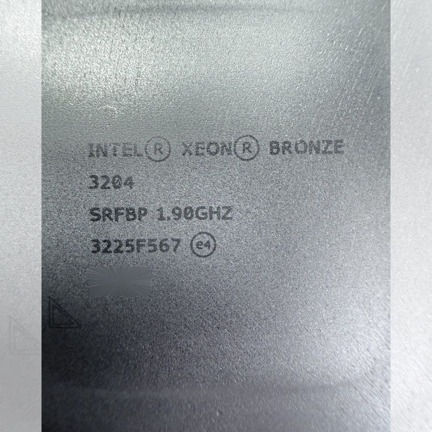 Процессор Intel Xeon Bronze 3204