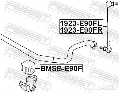 Втулка стабилизатора перед прав/лев BMW 3