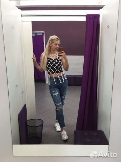 Топ сетка макраме