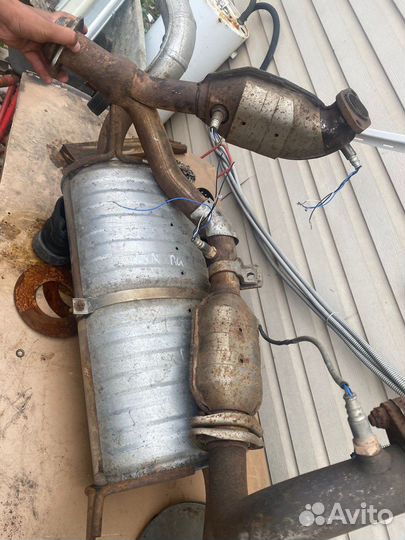 Выхлопная система на Mitsubishi Pajero