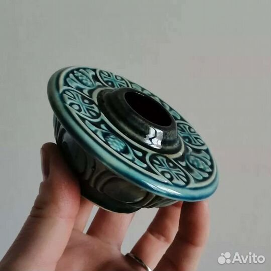 Подсвечники латунь, керамика