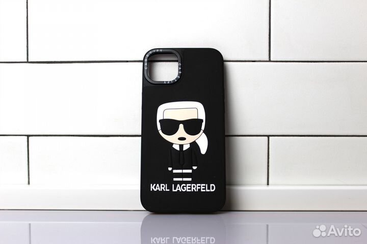 Чехол на iPhone 14/plus/pro/pro max karl и надпись