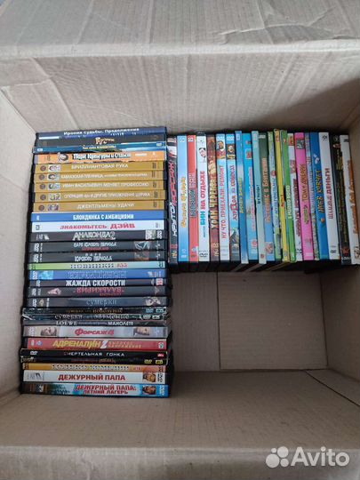 Диски, фильмы, мультфильмы