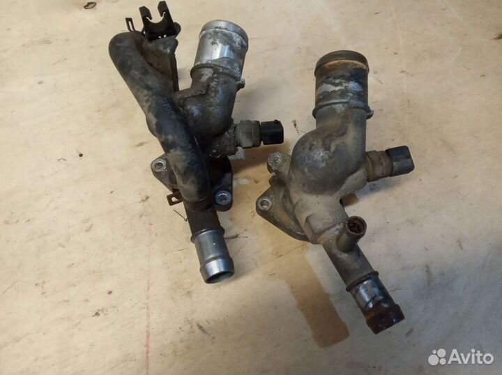 Тройник системы охлаждения рио 3 солярис