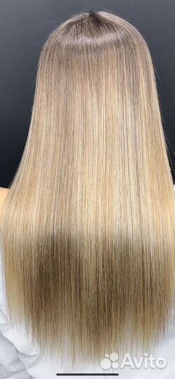 Кератиновое выпрямление волос