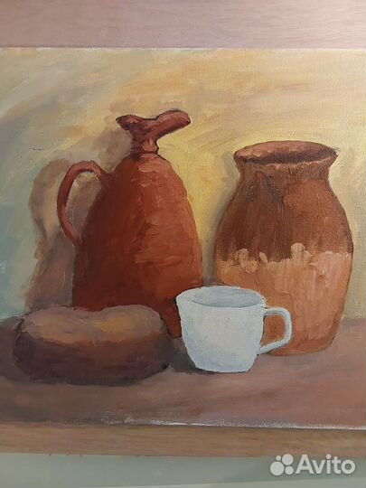 Картина маслом на картоне 24х30