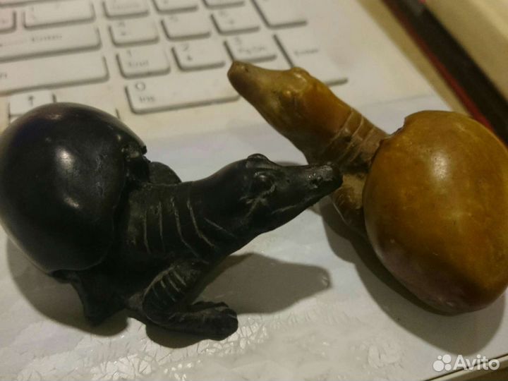 Фигурки из гипса Египет. Крокодильчики из яйца