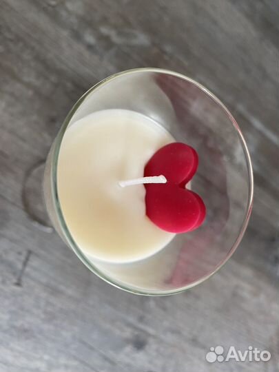 Свадебные свечи в бокале