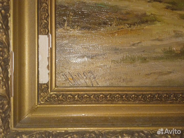 Картина маслом на холсте пейзаж