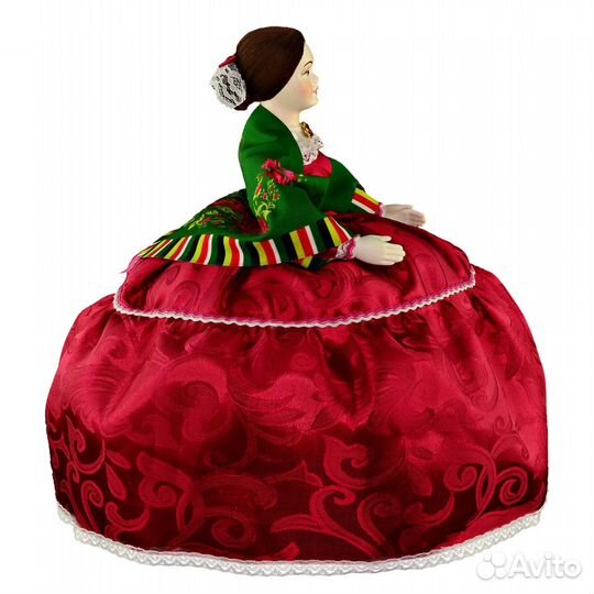 Ручная работа кукла на чайник Барыня подарок к чаю