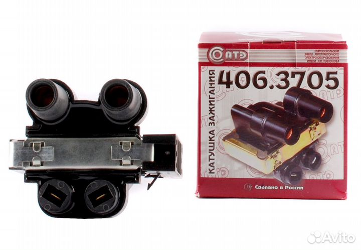 Катушка зажигания газ, УАЗ дв.406 (2-х выходная