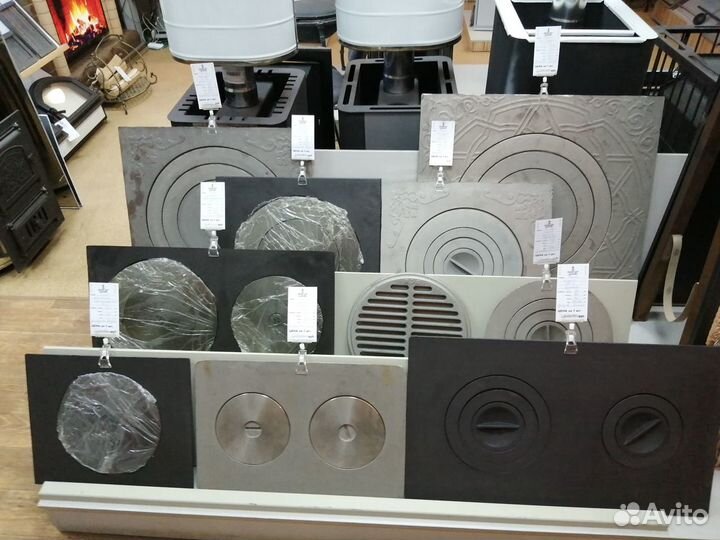 Дверка каминная Везувий 211 антрацит