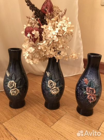 СССР икеа цветочные вазы/керамика/фарфор,хрусталь