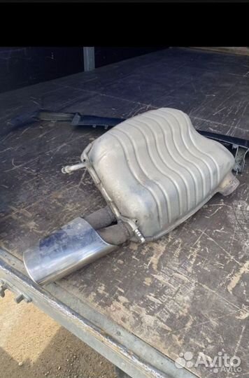 Задняя банка глушителя mercedes w204