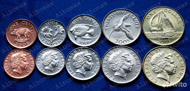 Наборы монет Америки -Канада,Перу,Чили,Багамы