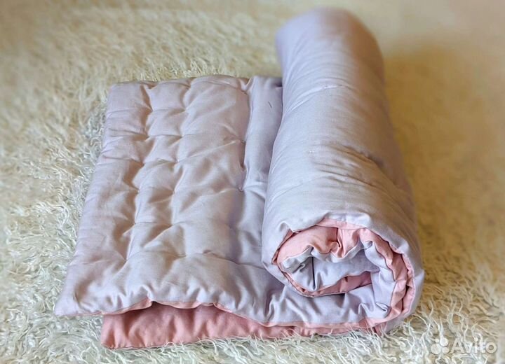 Одеяло новое льняным утеплителем