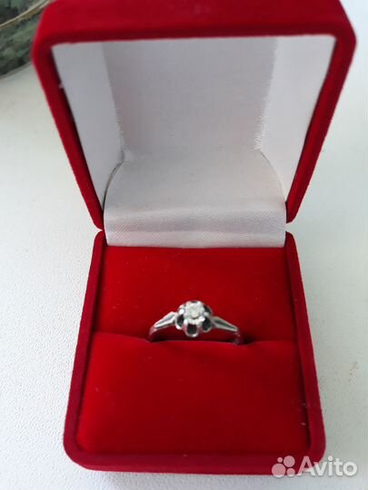 Кольцо серебряное
