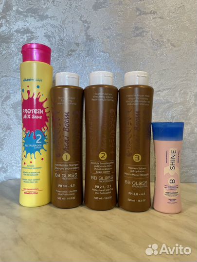 Составы кератин ботокс happy hair