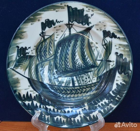 Тарелка декоративная настенная лфз Городецкий Кора