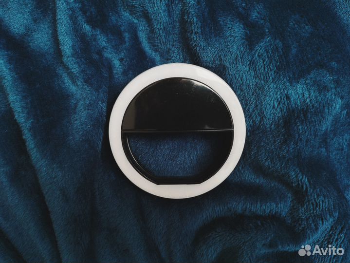 Мини кольцевая лампа для селфи на телефон