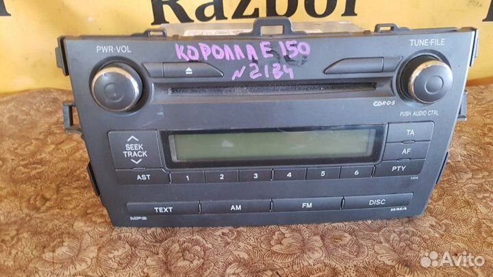 Магнитола Toyota Corolla E150 1.6 2008