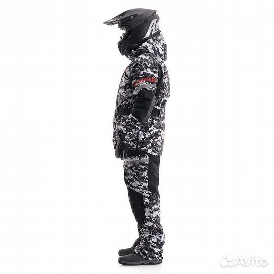 Куртка снегоходная Dragonfly expedition Camo-Red