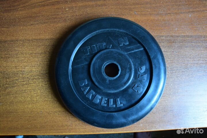 Гантели разборные обрезиненные