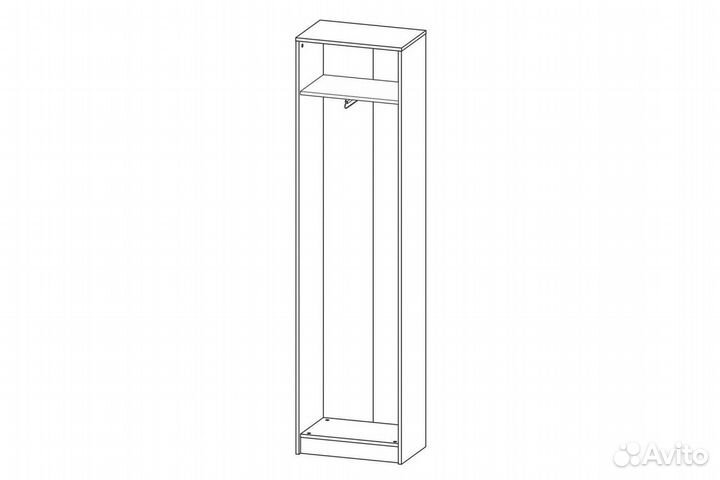 Шкаф Лофт-2 стл.117.04М