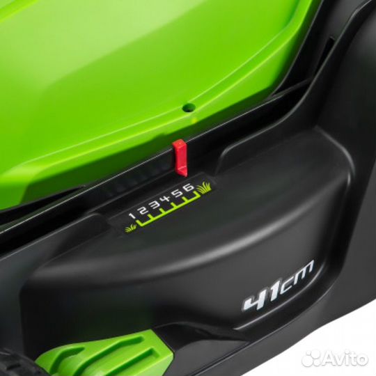 Газонокосилка Greenworks G40LM41K4 40B (в комплект