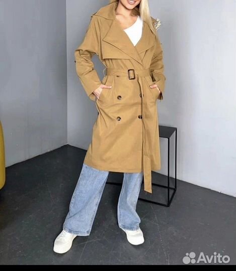 Плащ тренч женский 44 46 новый
