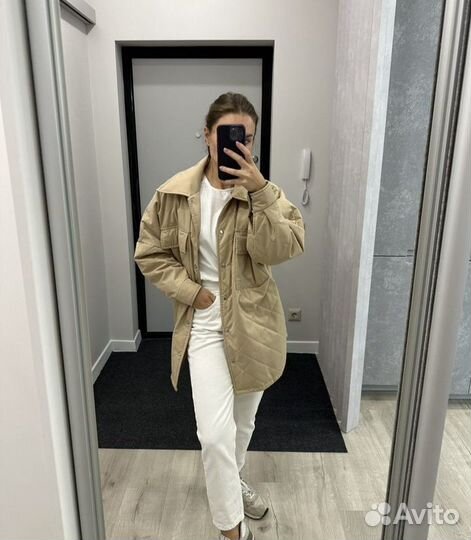 Мембранная куртка-рубашка с поясом