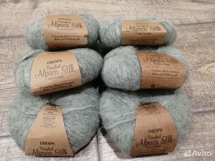 Пряжа Drops Brushed Alpaca Silk